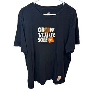Nike Black 'Grow Your Sole' T-Shirt